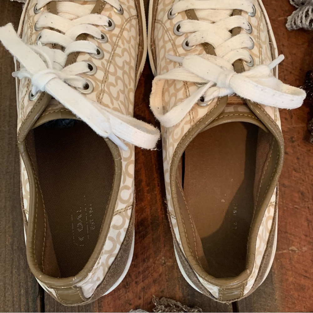 Coach Edith Canvas Sneakers - Picture 12 of 14